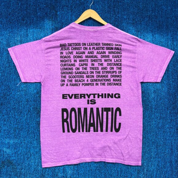 Charli XCX Everything Is Romantic Purple T-Shirt Size Medium - Picture 2 of 4